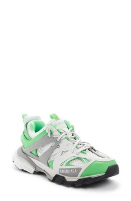 Balenciaga Track Sneaker in Grey/Fluo Green