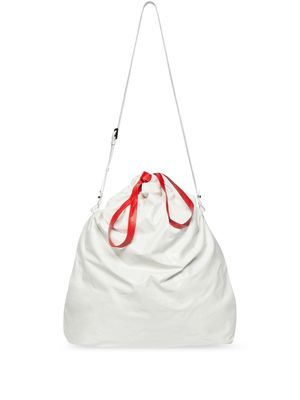 Balenciaga Trash Bag large pouch - White