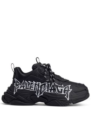 Balenciaga Triple S chunky sneakers - Black