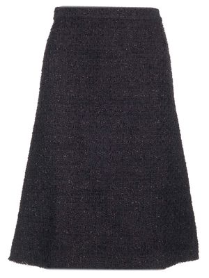 Balenciaga Tweed Midi Skirt