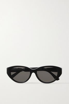 Balenciaga - Twist Cat-eye Acetate Sunglasses - Black