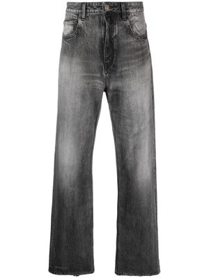 Balenciaga washed wide-leg jeans - Grey