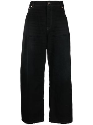Balenciaga wide-leg denim jeans - Black