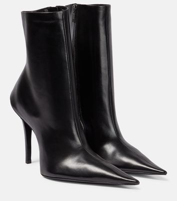 Balenciaga Witch 110 leather ankle boots