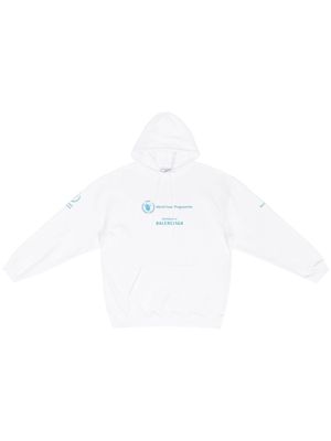 Balenciaga World Food Programme hoodie - White