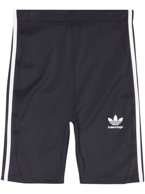 Balenciaga x adidas 3-Stripes cycling shorts - Black