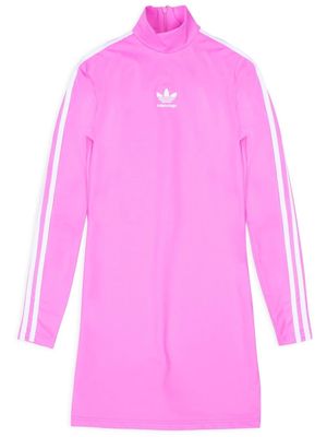 Balenciaga x adidas long-sleeve mini dress - Pink