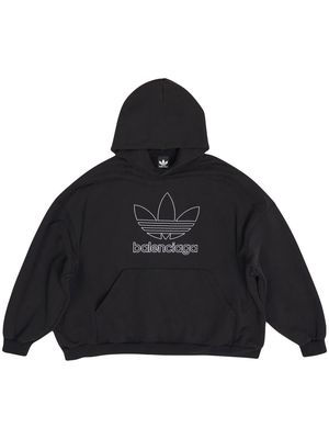 Balenciaga x adidas oversized hoodie - Black