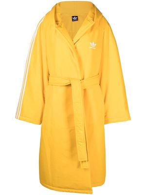 Balenciaga x adidas padded belted coat - Yellow