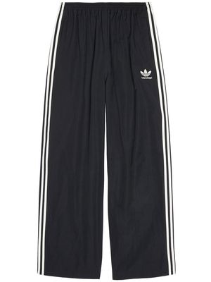 Balenciaga x adidas side-stripe wide-leg track pants - Black
