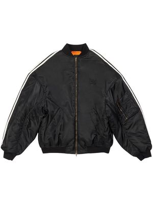 Balenciaga x Adidas zip-up bomber jacket - Black