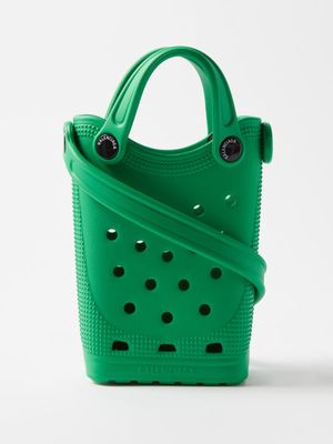 Balenciaga - X Crocs Rubber Phone Holder - Womens - Green