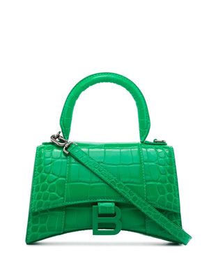Balenciaga XS Hourglass tote bag - Green