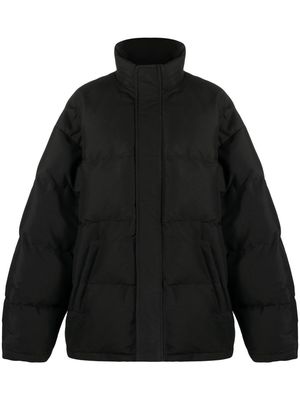 Balenciaga zip-up padded jacket - Black