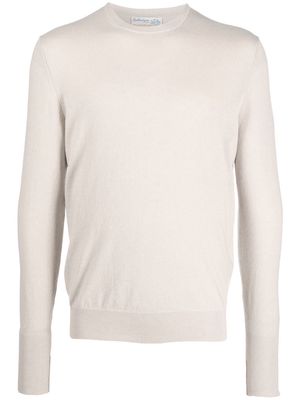 Ballantyne crew neck cashmere sweater - Neutrals