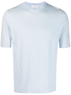 Ballantyne crew-neck cotton T-shirt - Blue