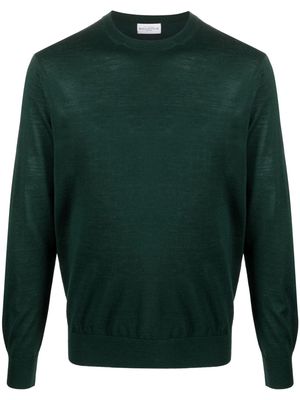 Ballantyne crew-neck wool jumper - Green