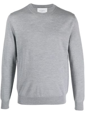 Ballantyne crew-neck wool jumper - Grey