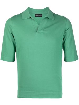 Ballantyne fine-knit cotton polo shirt - Green