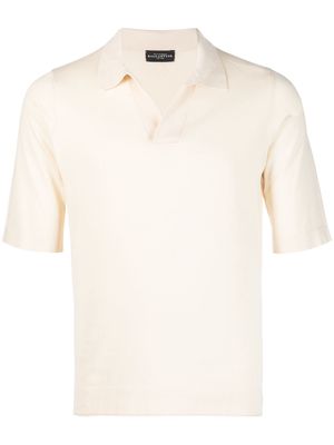 Ballantyne fine-knit cotton polo shirt - Neutrals