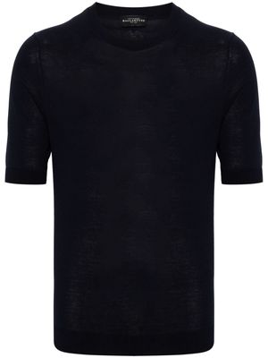 Ballantyne knitted cotton T-shirt - Blue