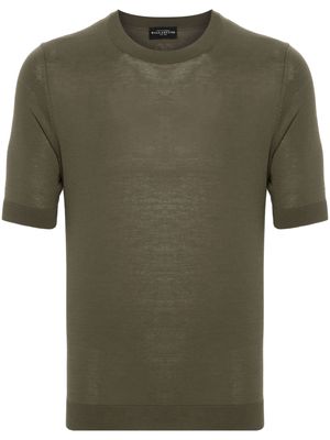 Ballantyne knitted cotton T-shirt - Green