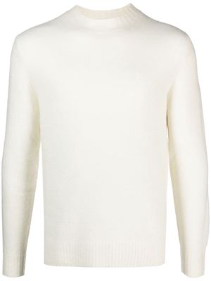 Ballantyne knitted wool-blend jumper - White