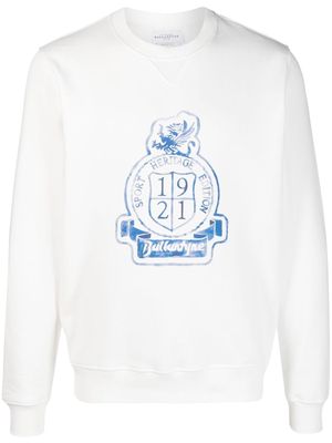 Ballantyne logo-print cotton sweatshirt - White