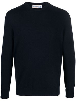 Ballantyne long-sleeved cashmere jumper - Blue