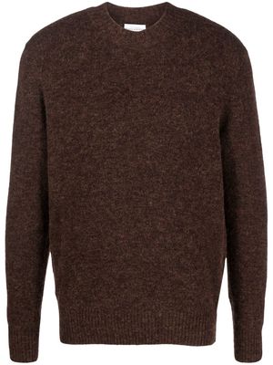 Ballantyne marl-knit crew neck sweater - Brown