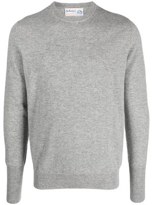 Ballantyne mélange-effect cashmere jumper - Grey