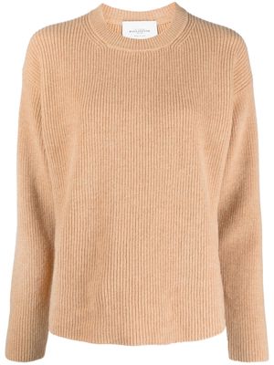Ballantyne purl-knit wool jumper - Neutrals