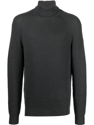 Ballantyne ribbed knit cashmere jumper - Grey