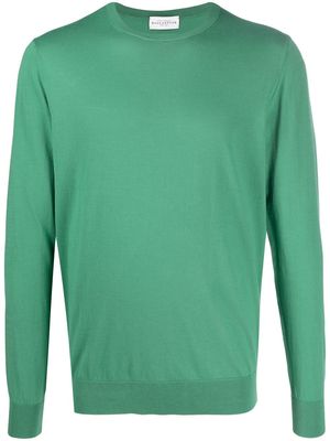 Ballantyne round-neck cotton cardigan - Green