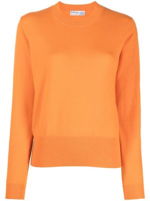 Ballantyne round-neck knit jumper - Orange