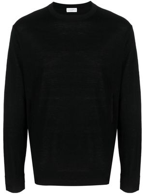 Ballantyne round-neck wool jumper - Black