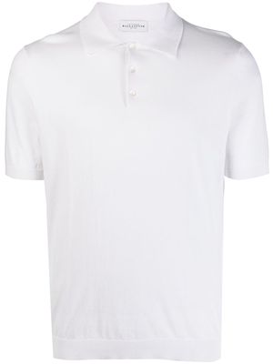 Ballantyne short-sleeve cotton polo shirt - White