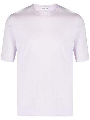 Ballantyne short-sleeve cotton T-shirt - Purple
