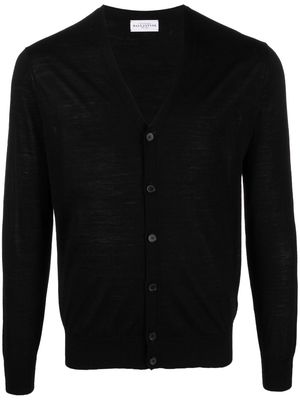 Ballantyne V-neck wool cardigan - Black