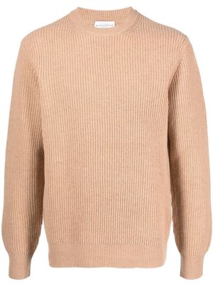 Ballantyne waffle-knit jumper - Neutrals