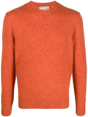 Ballantyne wool knit jumper - Orange