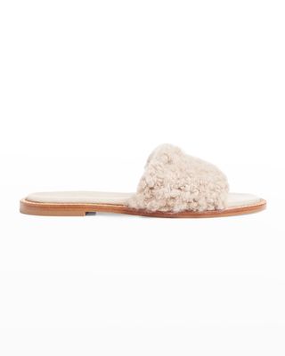 Ballast Cashmere Flat Slide Sandals