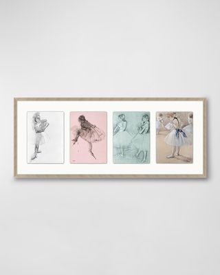 "Ballerina Studies" Framed Giclee