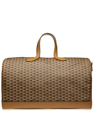 Bally 36 H logo-print leather luggage - Brown