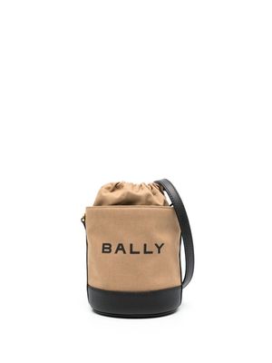 Bally Bar bucket bag - Brown
