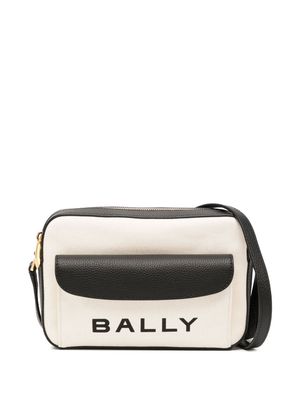 Bally Bar Daniel logo-print crossbody bag - Brown