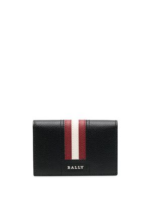Bally bi-fold logo-stamp wallet - Black