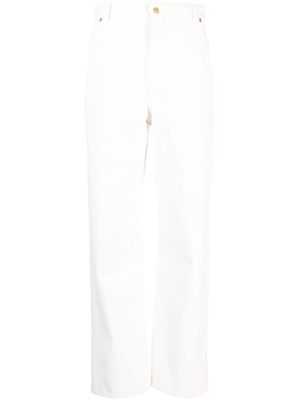 Bally bleached-effect straight-leg jeans - White