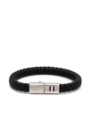 Bally braided-design band bracelet - Black