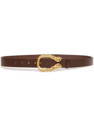 Bally buckle-fastening leather belt - Brown